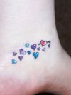 love hearts tattoos design